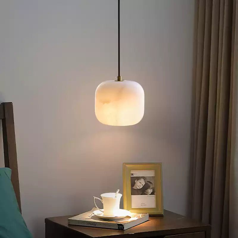 Pillow Alabaster Cluster Chandelier