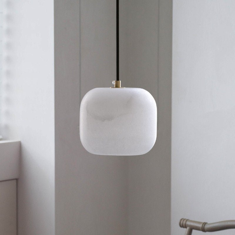Pillow Alabaster Cluster Chandelier