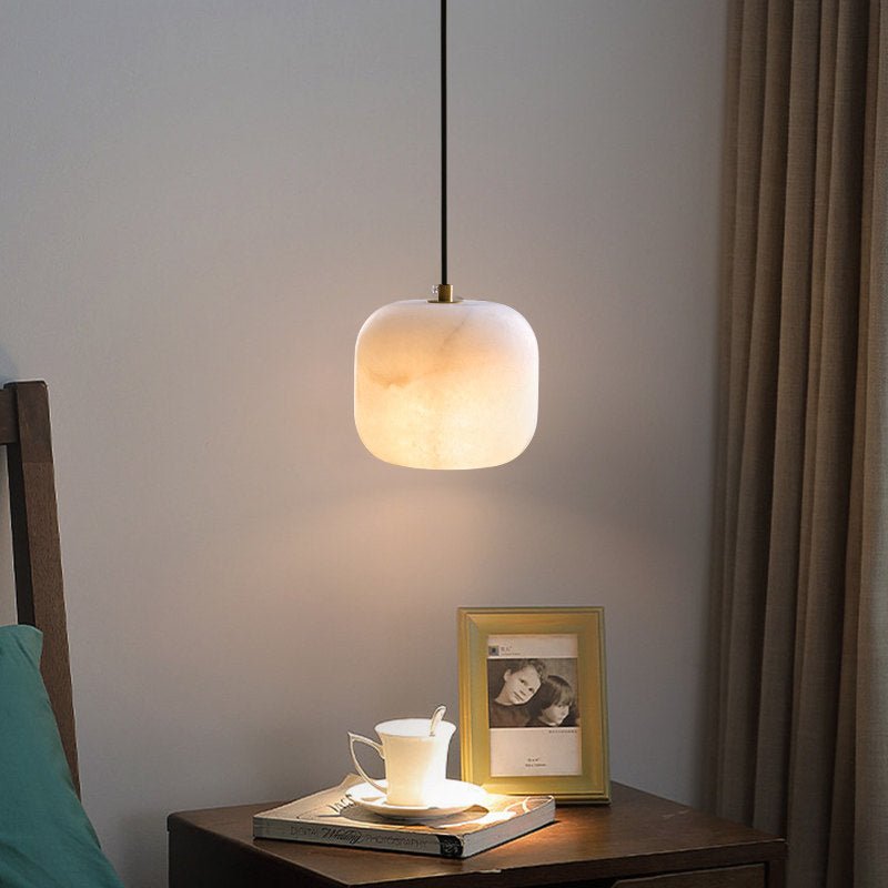 Pillow Alabaster Cluster Chandelier