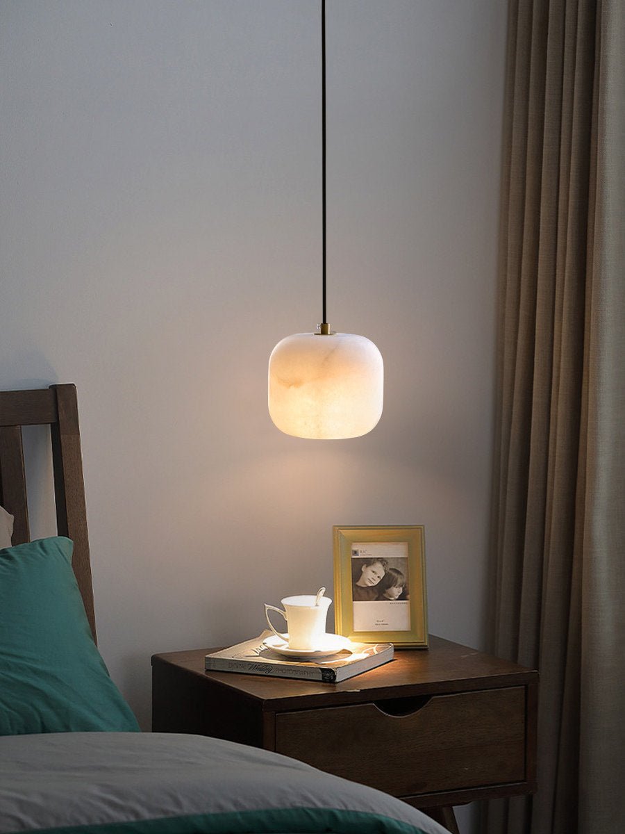 Pillow Alabaster Cluster Chandelier