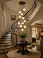 Pillow Alabaster Cluster Chandelier