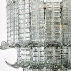 Cascade Glass Green Chandelier