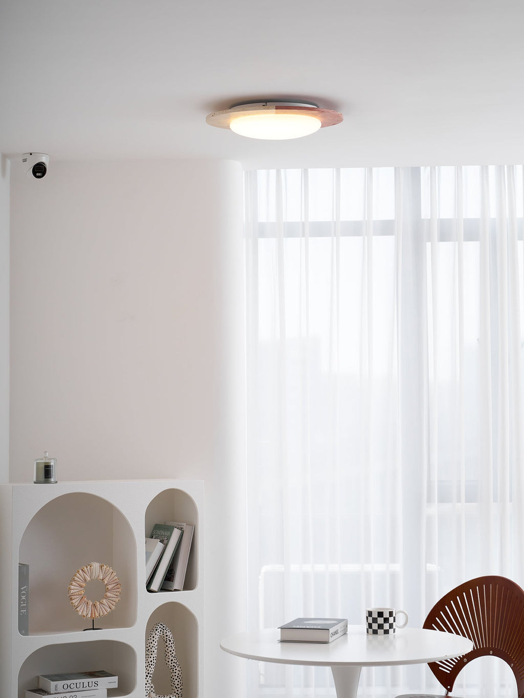 Celestial Travertine Ceiling Lamp