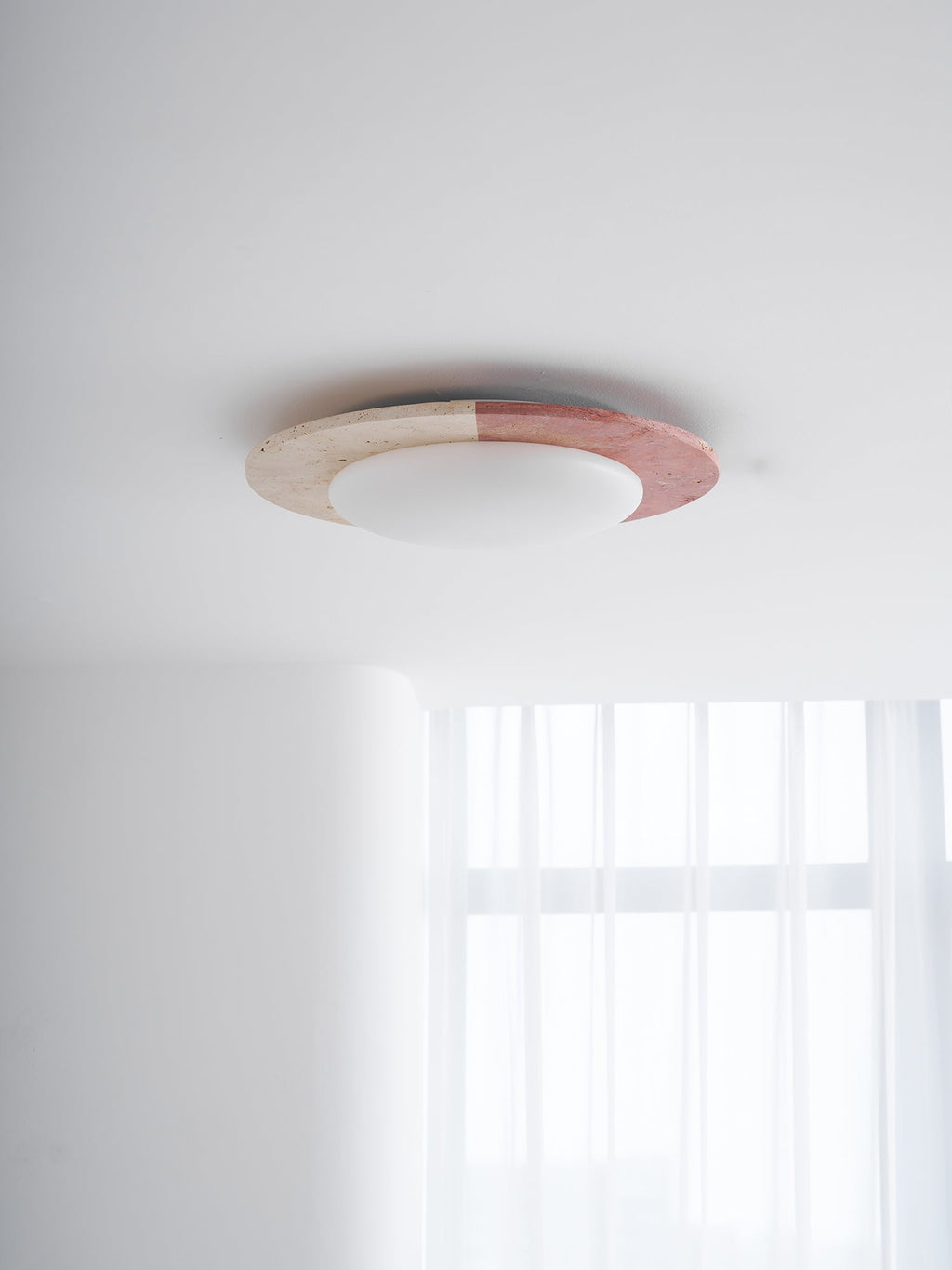 Celestial Travertine Ceiling Lamp
