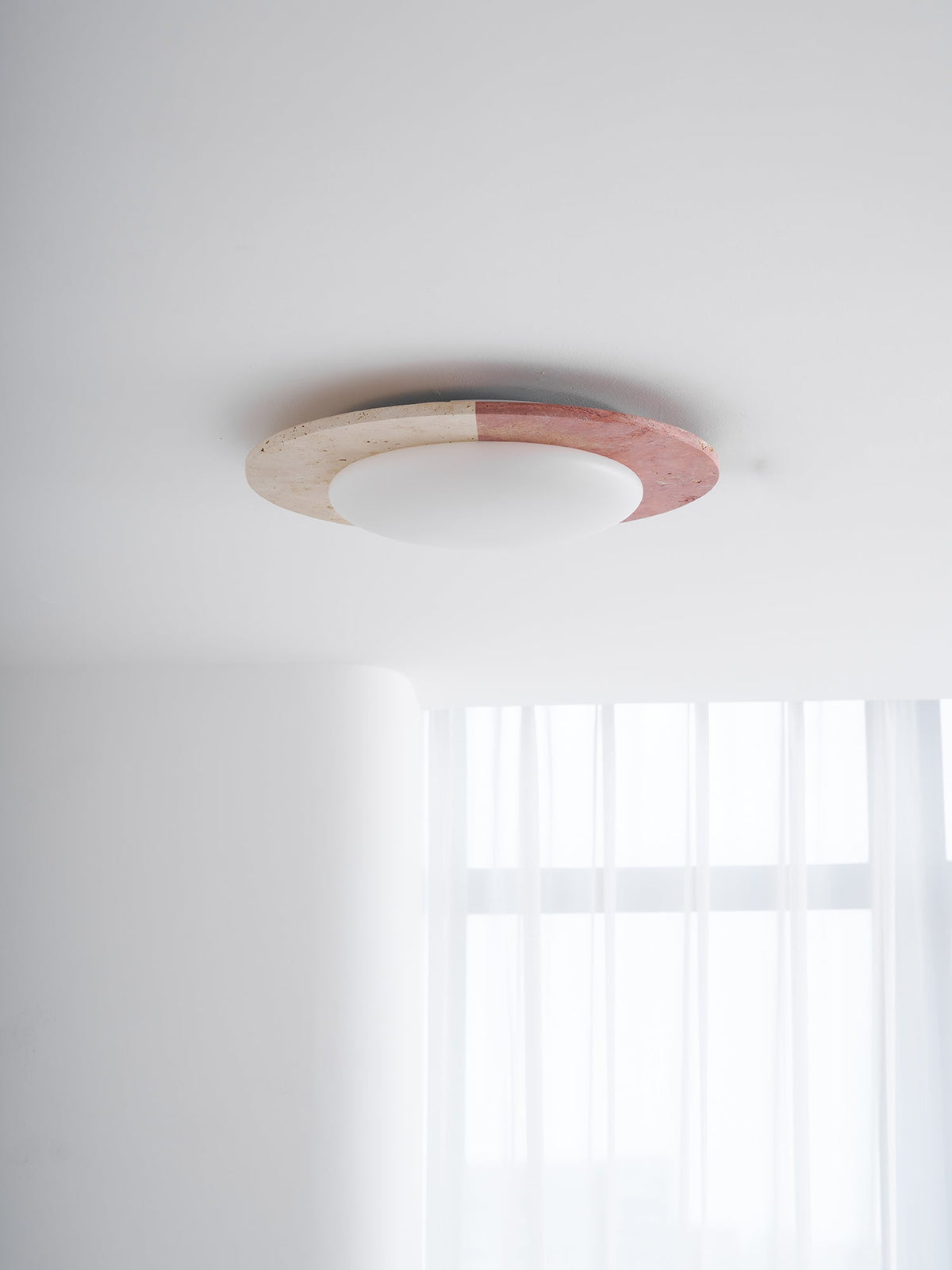 Celestial Travertine Ceiling Lamp