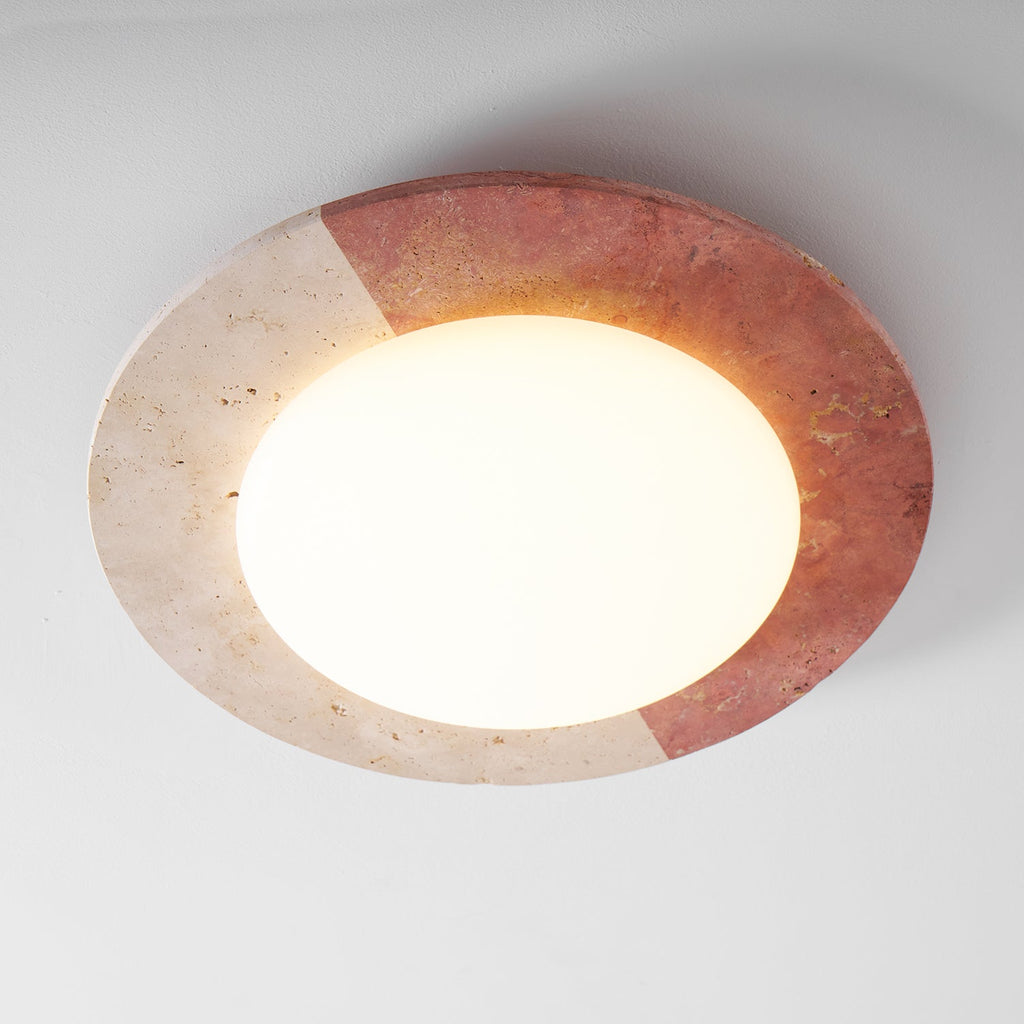 Celestial Travertine Ceiling Lamp