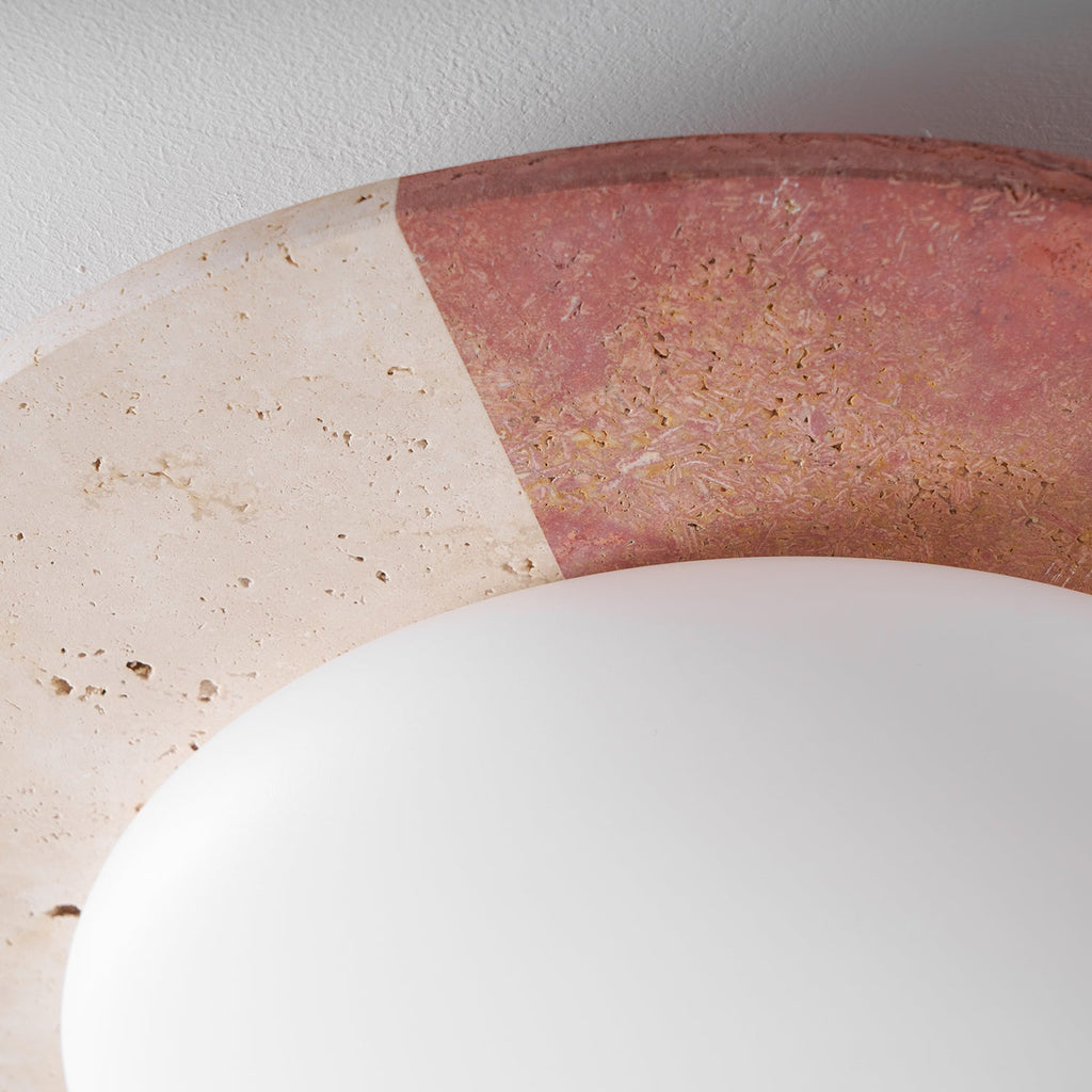 Celestial Travertine Ceiling Lamp