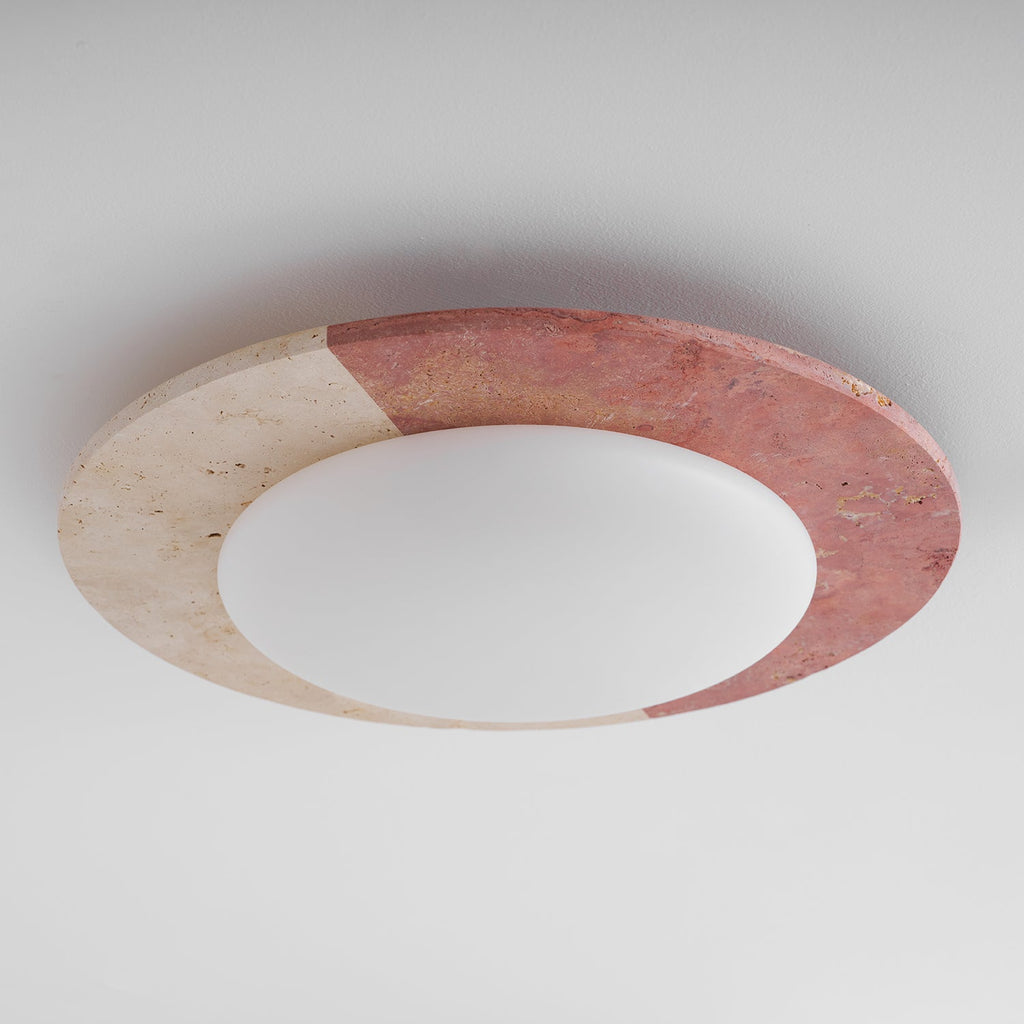 Celestial Travertine Ceiling Lamp