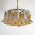 Petal Amber Glass Chandelier