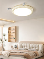 Cream Puffering Ceiling Light