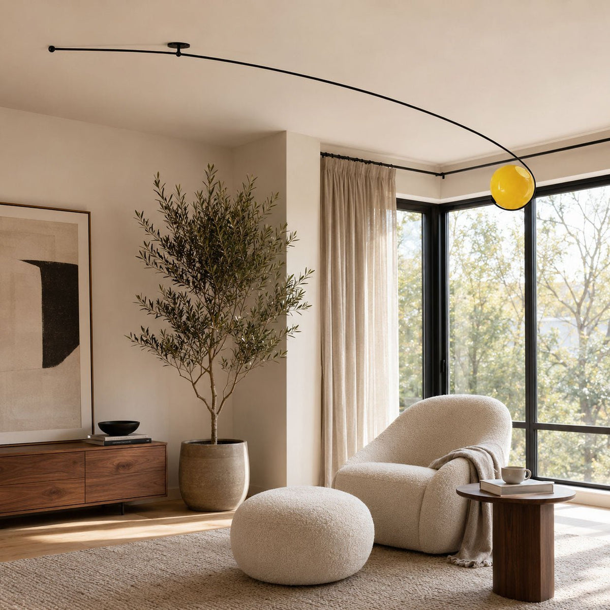 Astral Curve Ceiling Lamp