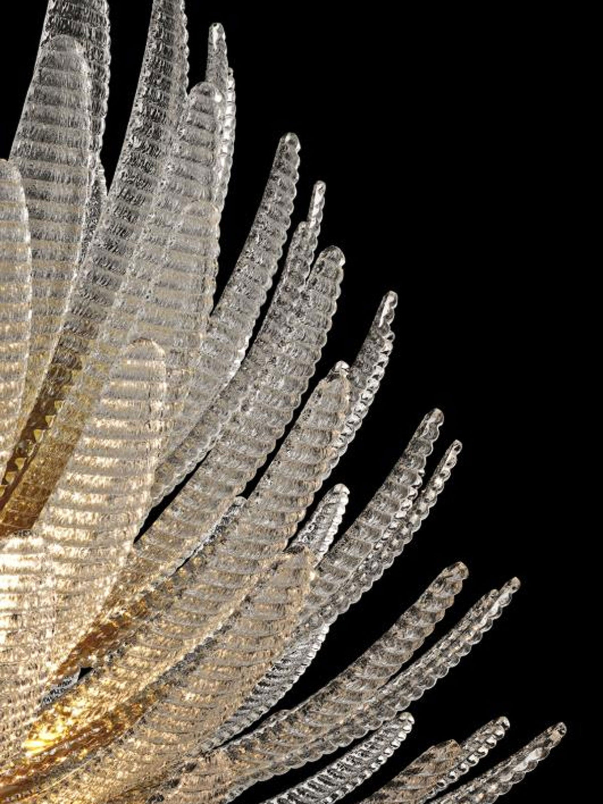 Aurelia Glass Petal Chandelier