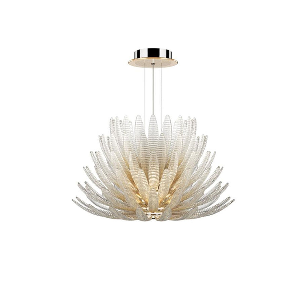 Aurelia Glass Petal Chandelier