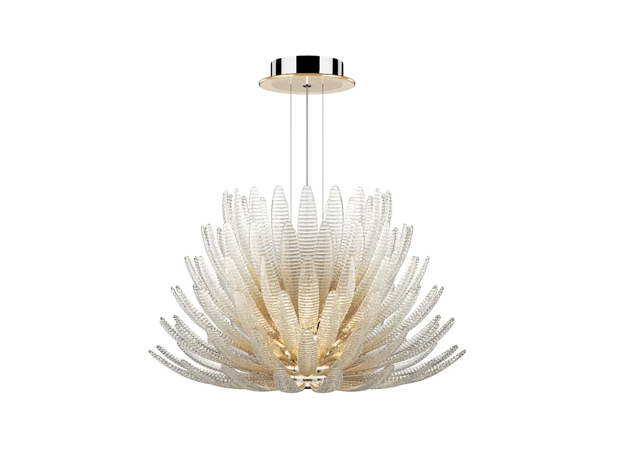 Aurelia Glass Petal Chandelier