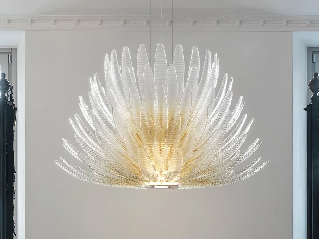 Aurelia Glass Petal Chandelier