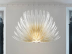 Aurelia Glass Petal Chandelier