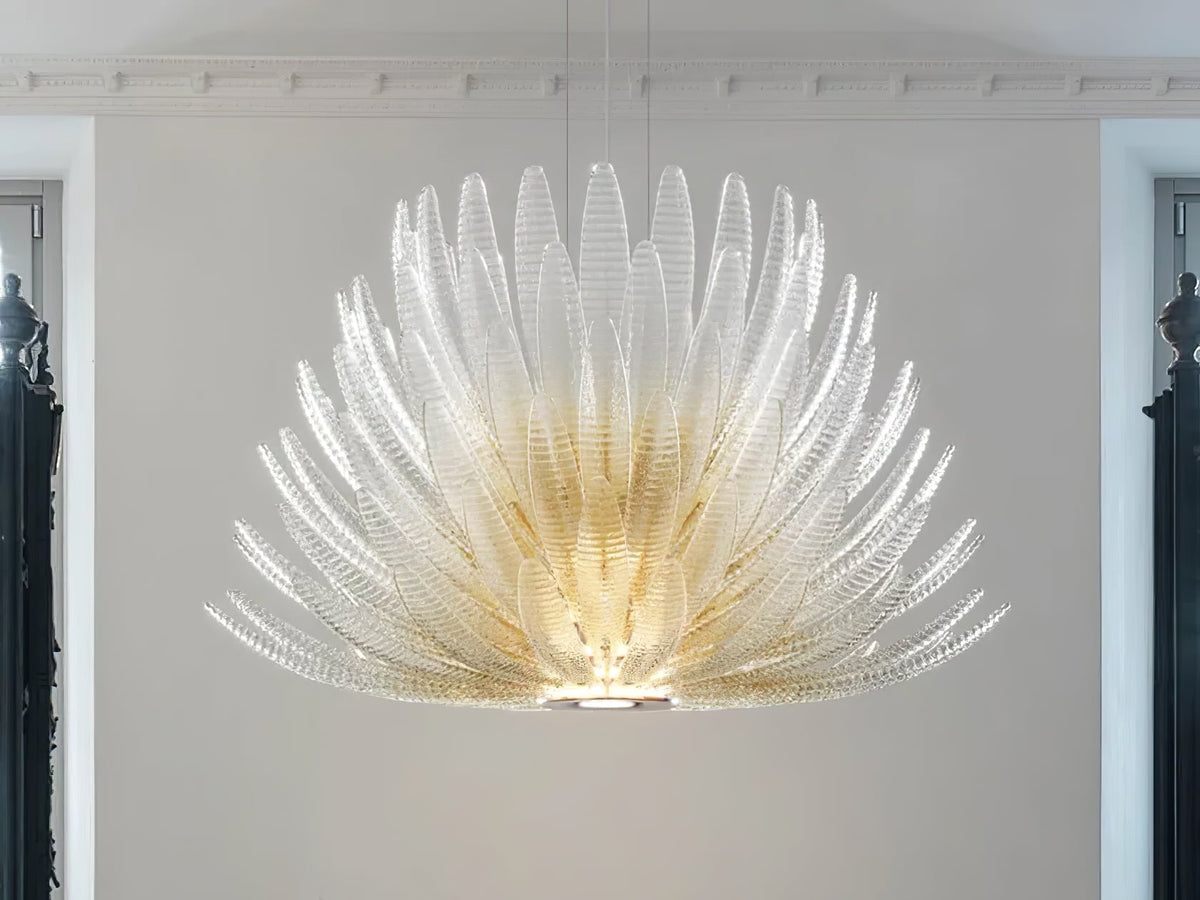 Aurelia Glass Petal Chandelier