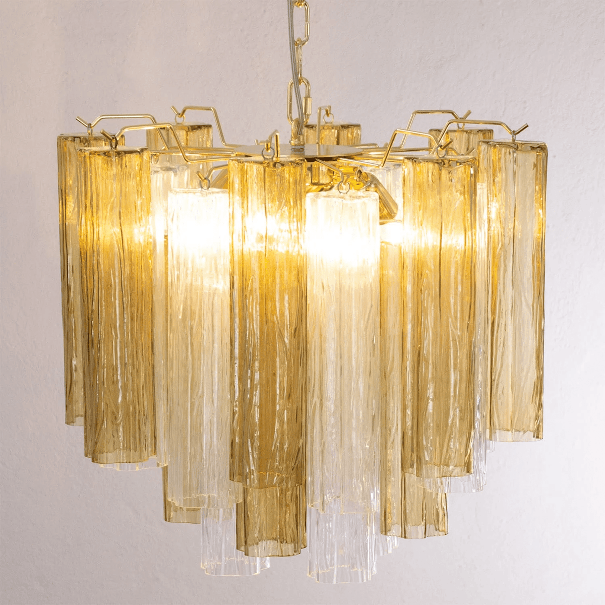 Glass Tubes Chandelier