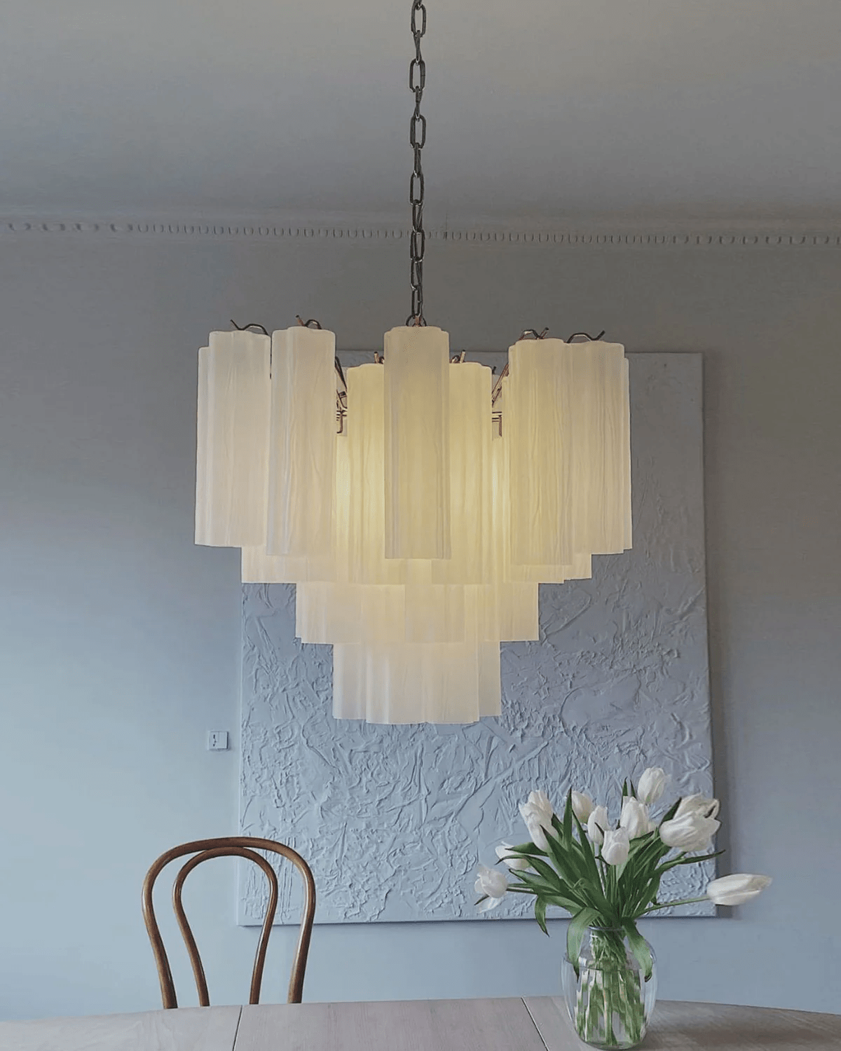 Glass Tubes Chandelier