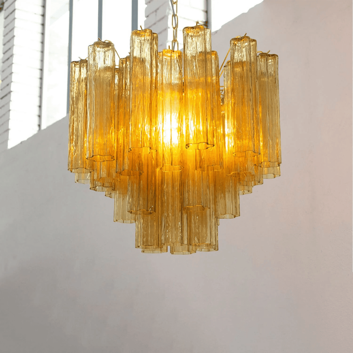 Glass Tubes Chandelier