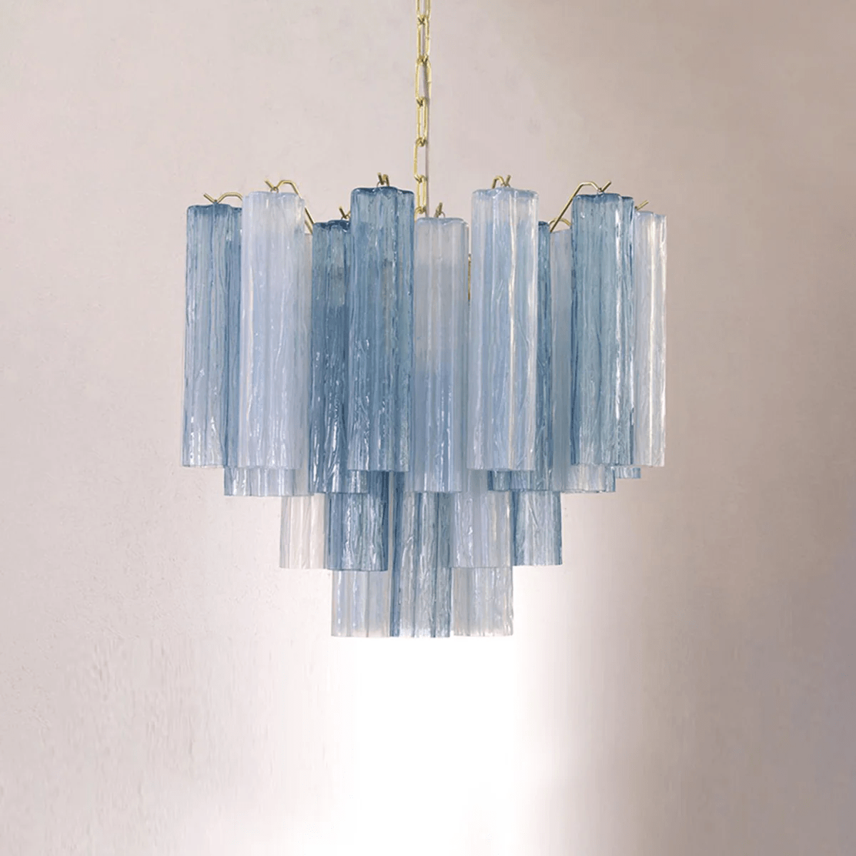 Glass Tubes Chandelier