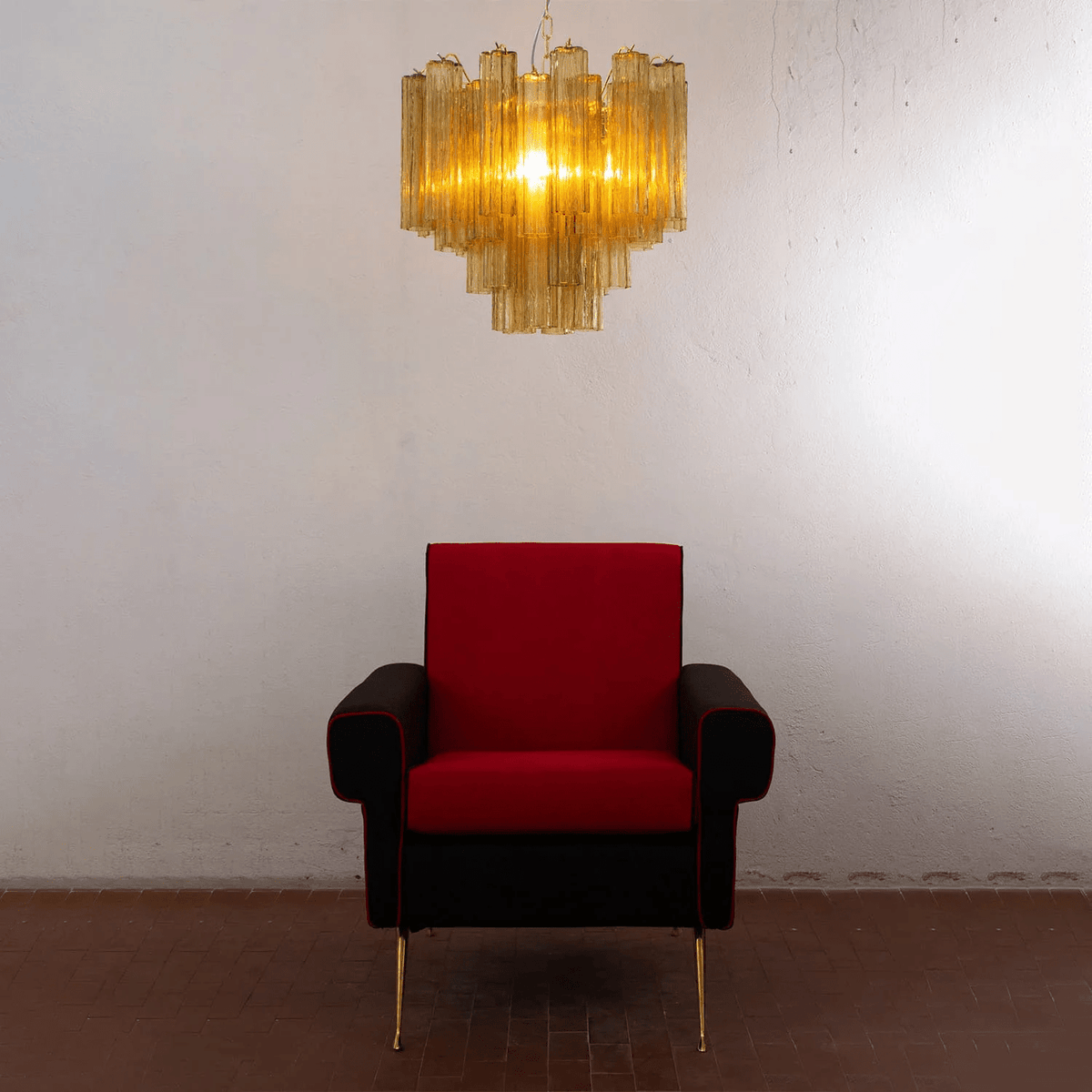Glass Tubes Chandelier