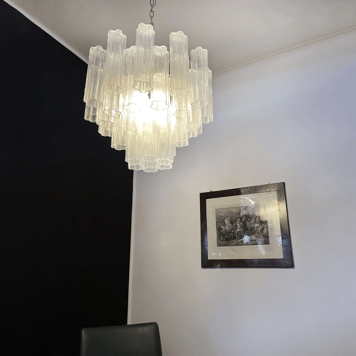 Glass Tubes Chandelier