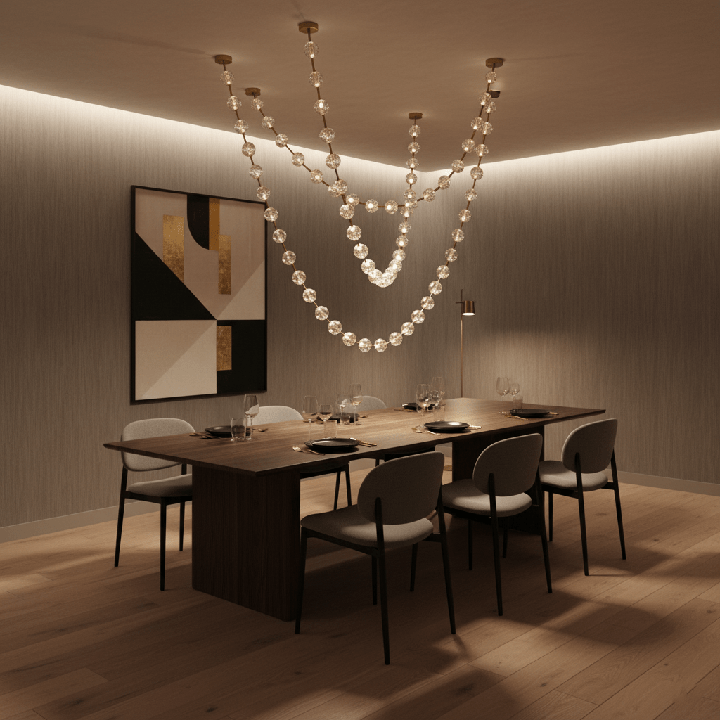 Strand Necklace Chandelier