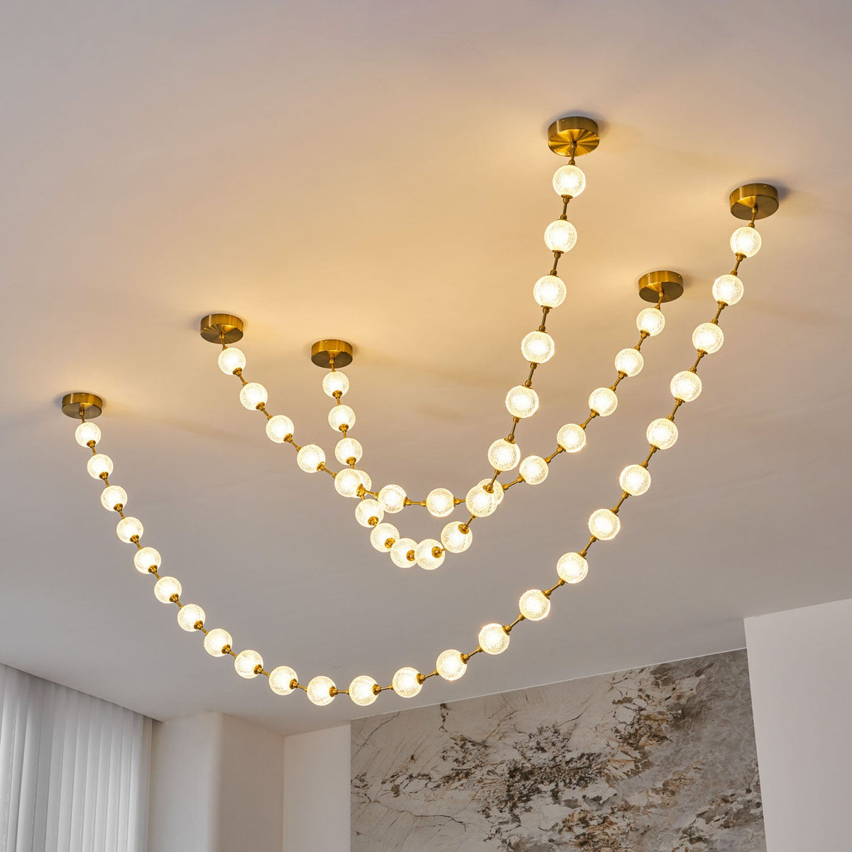 Strand Necklace Chandelier