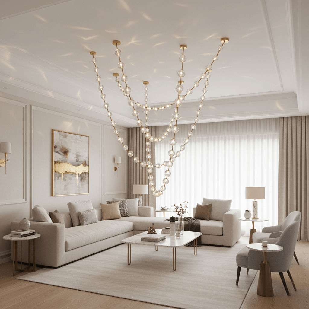 Strand Necklace Chandelier