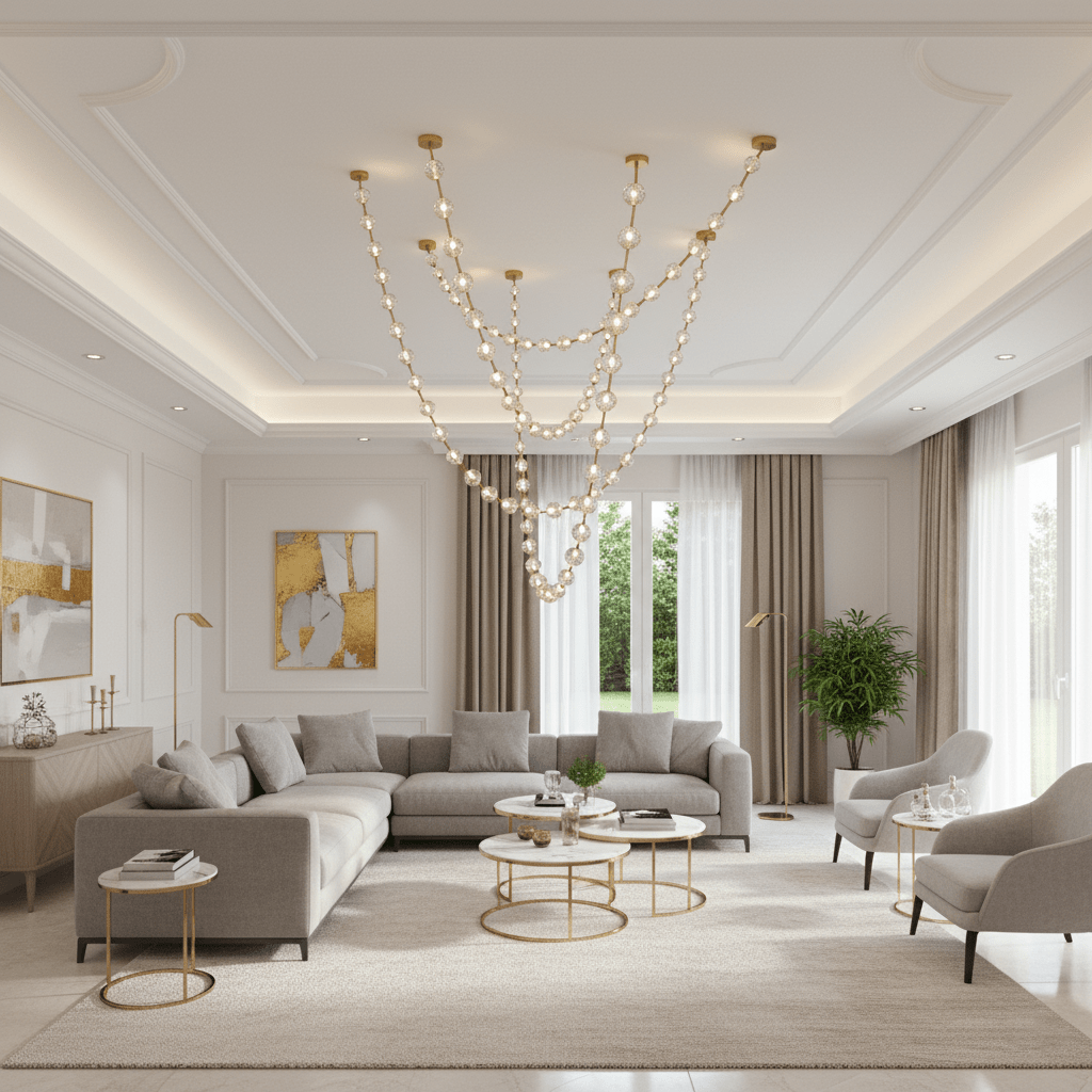 Strand Necklace Chandelier