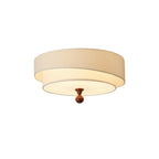 Layered Fabric Ceiling Light