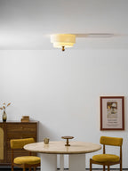 Layered Fabric Ceiling Light