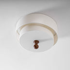 Layered Fabric Ceiling Light