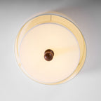 Layered Fabric Ceiling Light