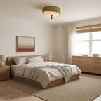 Layered Fabric Ceiling Light