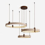 Celestial Orbit Travertine Chandelier