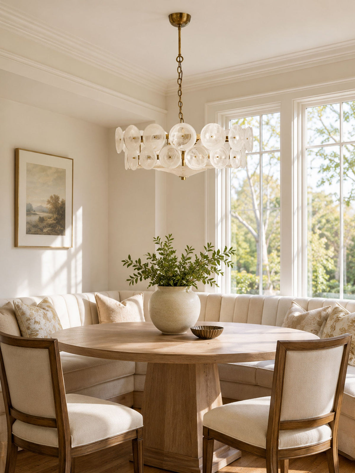 Solaris Disc Murano Chandelier