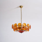 Solaris Disc Murano Chandelier