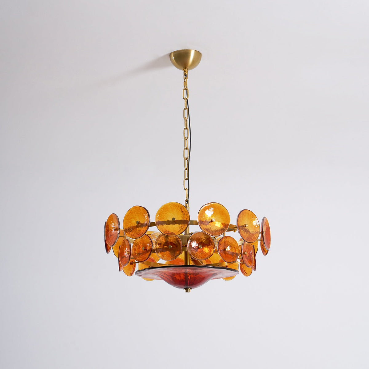 Solaris Disc Murano Chandelier