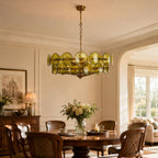 Solaris Disc Murano Chandelier