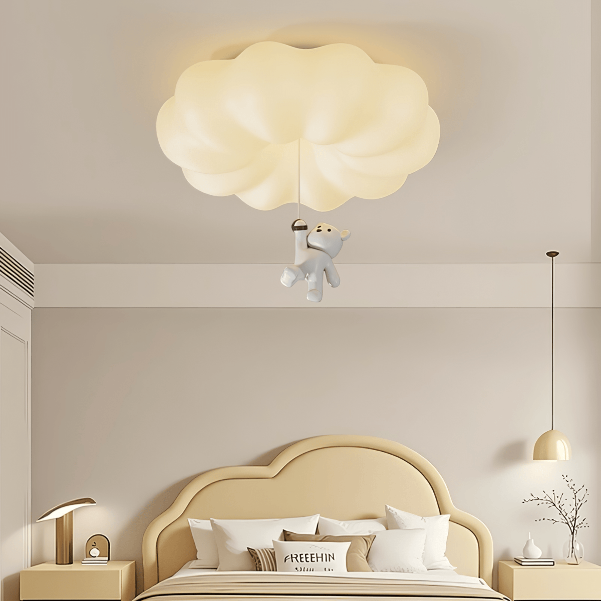 Cloud Bear Ceiling Light