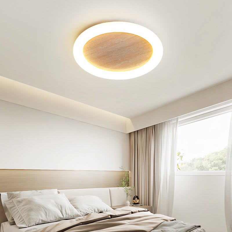 Luma Sol Travertine Ceiling Light