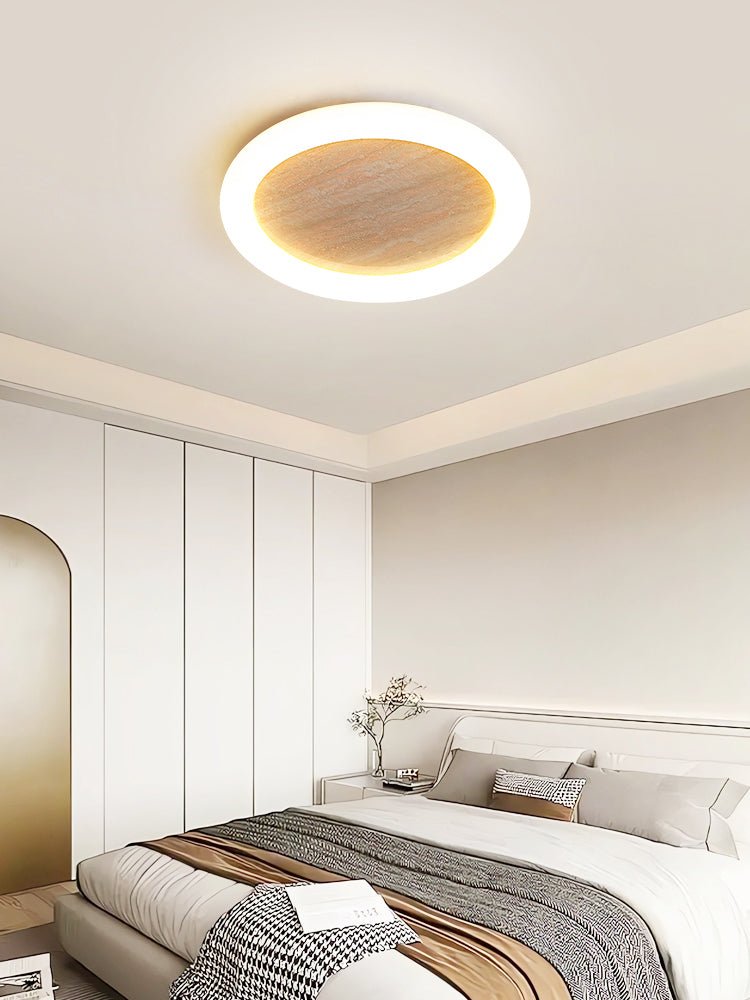 Luma Sol Travertine Ceiling Light
