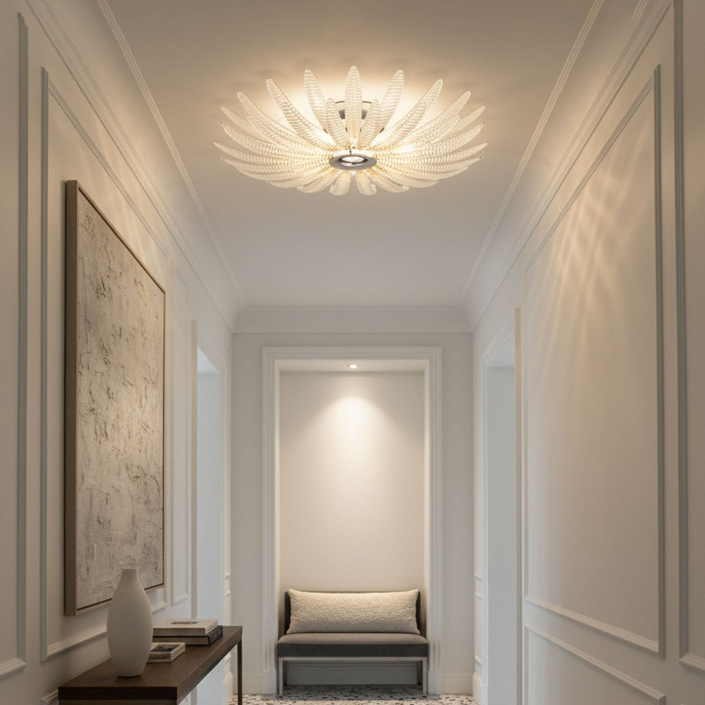 Aurelia Glass Petal Ceiling Light