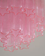 Fiora Pink Glass Ceiling Lamp