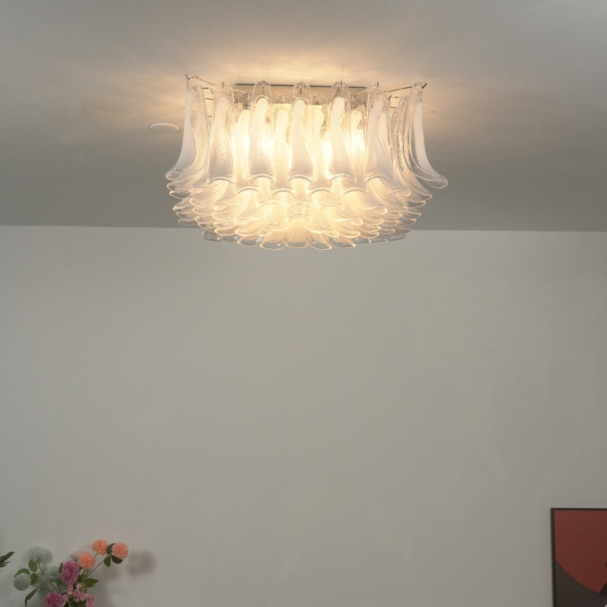 Petal Glass Ceiling Light