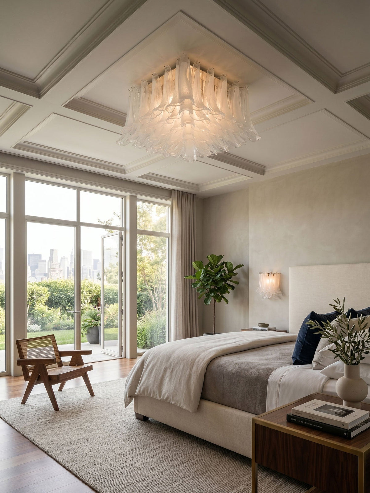 Petal Glass Ceiling Light