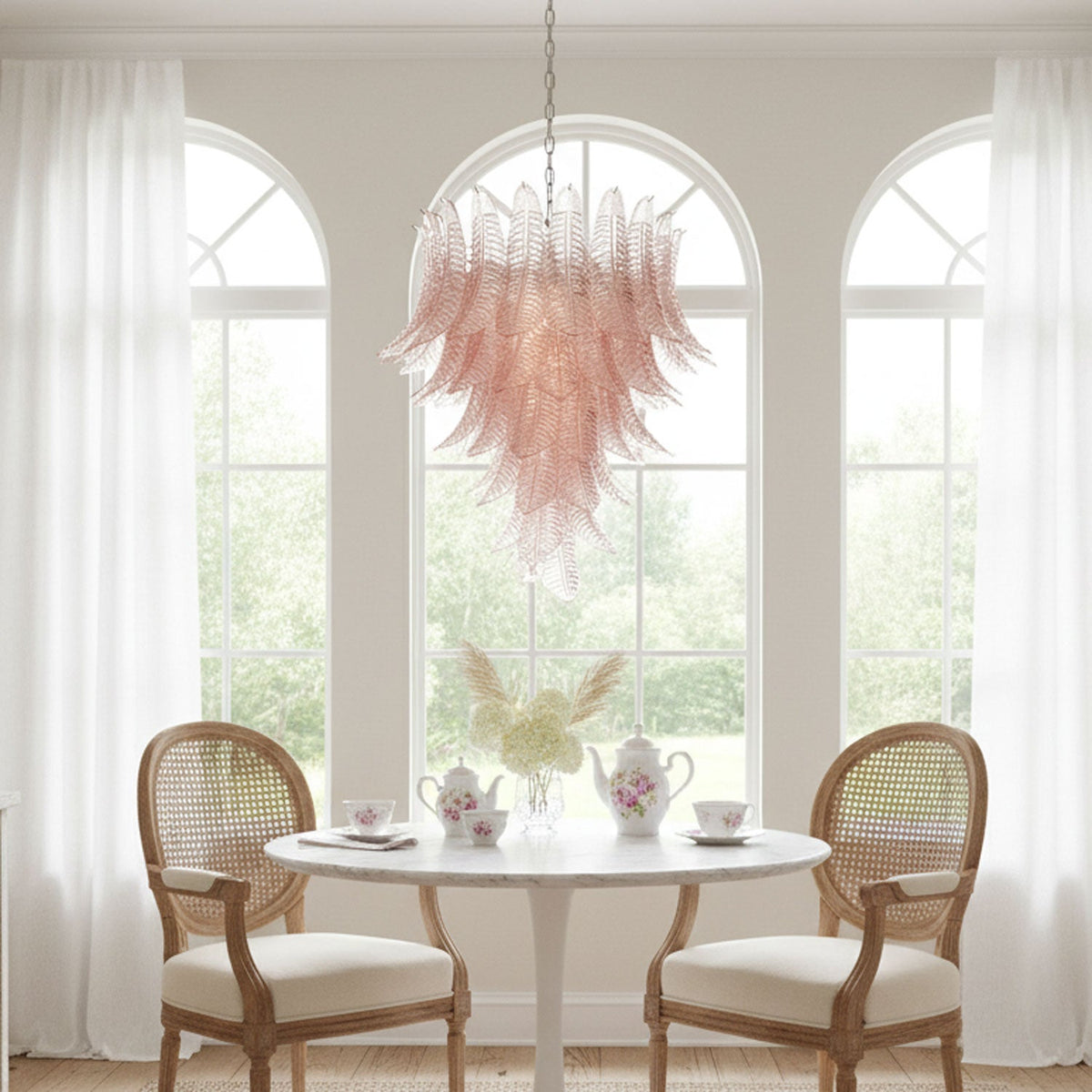 Rosalind Glass Chandelier