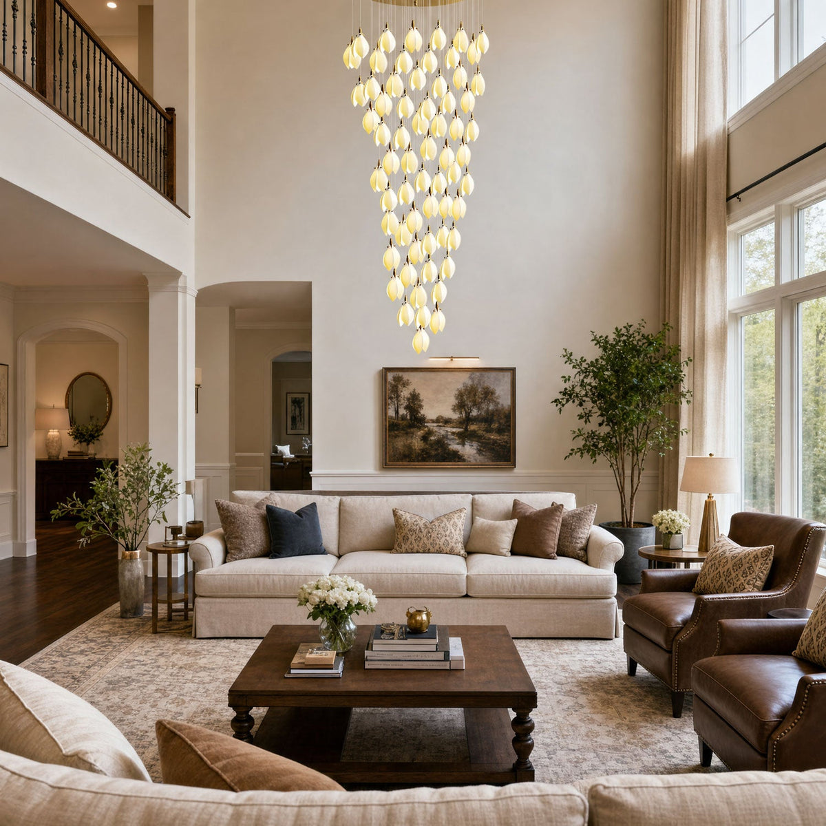 Astralis Bloom Stairs Chandelier